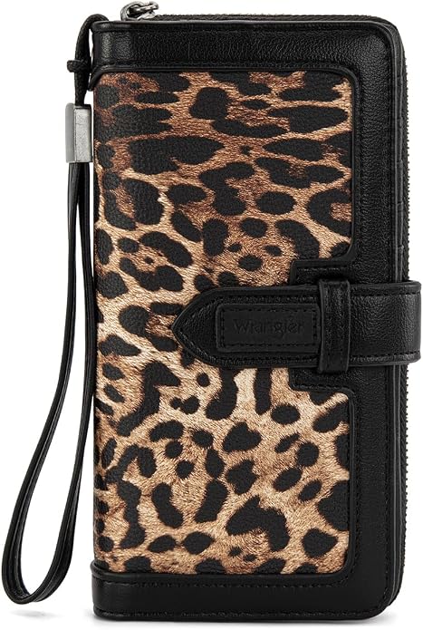 X Wrangler Women's Wallets Bifold Wristlet Wallets for Women Large Capacity Credit Card Wallet with ID Window by THEOFFICIALMONTANAWEST