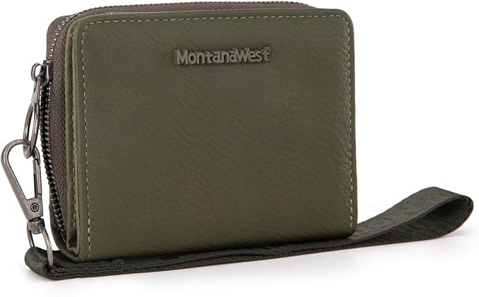 Montana West Small Wallet for Women Men Female Ladies with a Detachable Wristlet Women's Wallet with Rfid Blocking Lining Minimalist Lightweight & Easy to Carry by THEOFFICIALMONTANAWEST