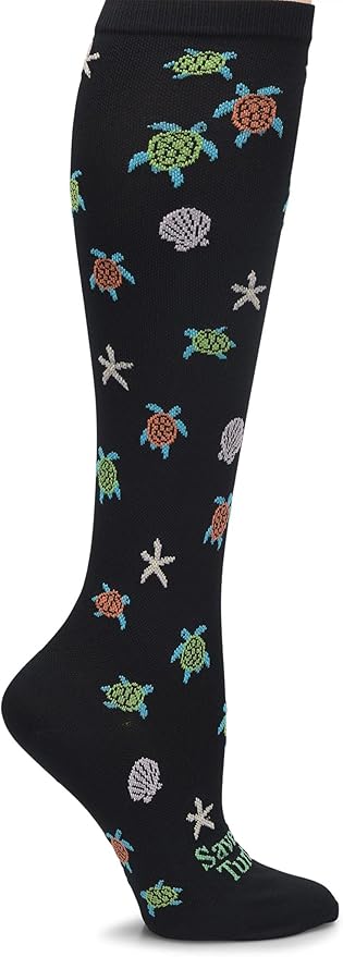 Nurse Mates Women's Calf Socks | 12-14 mmHg Compression | Superior Support & Comfort | 1 Pair by Nurse+Mates