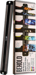 CHEF'S VISION Black Magnetic Knife Holder for Wall, 13" Kitchen Knife Rack | Knife Magnetic Strip with a Slim Magnetic Bar, Continuous Full-Surface Hold Keeps Knives Secure Without Slipping or Shifting by ChefsVision