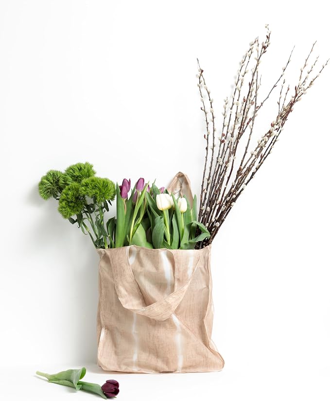 Pure Sage Reusable Grocery Bag - Stylish Shopping Bags for Groceries - Foldable Tote Bag - Image 5