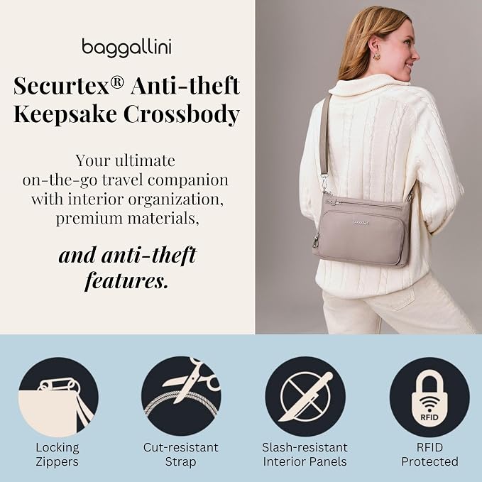 Baggallini Securtex Anti-Theft Keepsake Crossbody - Image 2