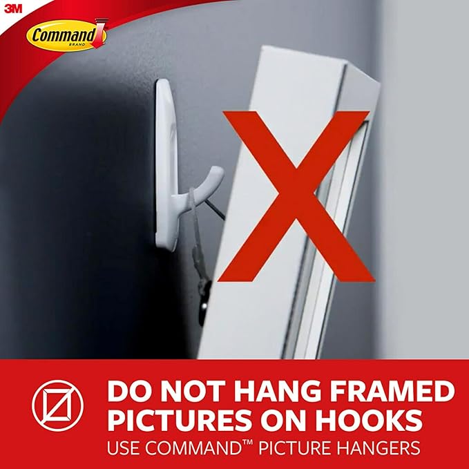 Command Display Ledges, Holds up to 2 lb, Slate, 2 Ledges with 8 Medium Strips, Damage-Free Hanging Floating Shelf with Adhesive Strips, Personalize Living Room, Bedroom, Kids Room or Office - Image 8