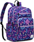VASCHY School Backpack for Teen Girls, Bookbag Schoolbag Casual Daypack for High School/College/Women/Travel/Work Butterfly by Vaschy