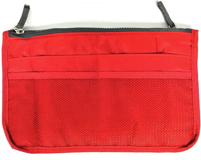 Wrapables® Unisex Bag Insert Organizer, Travel Bag Organizer - Red - Image 3