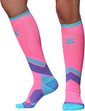 Zensah Tech+ Compression Socks - Knee High Running Socks for Sports, Travel, Made in Italy by Zensah