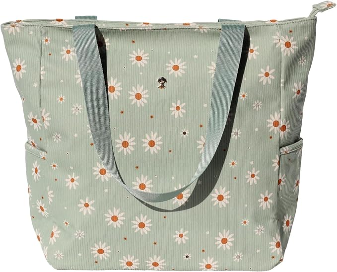 ESVAN Original Floral Water Resistant Large Tote Bag Shoulder Bag for Gym Beach Travel Daily Bags Upgraded - Image 8