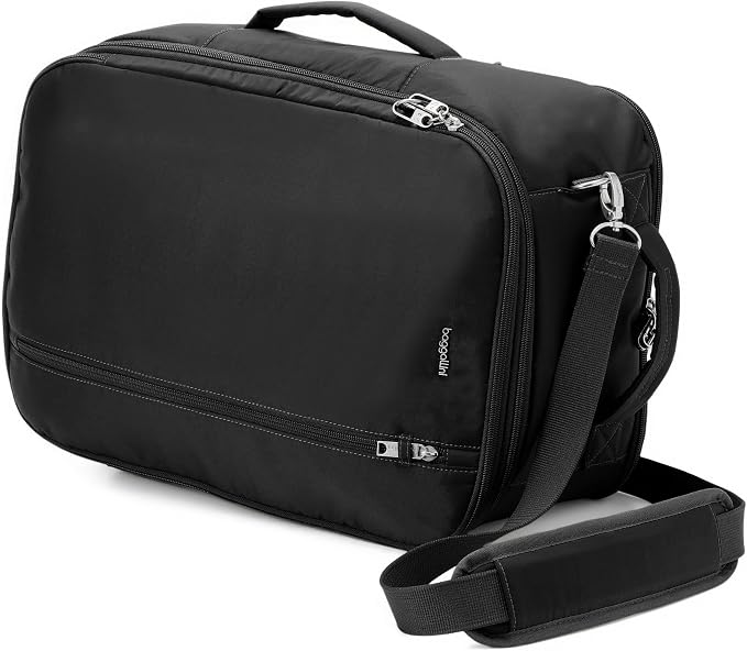 Securtex® Classic Anti-Theft Convertible Travel Backpack - 11x17” Carry-On, Fits 16” Laptop, Locking Zippers, Expandable - Image 8
