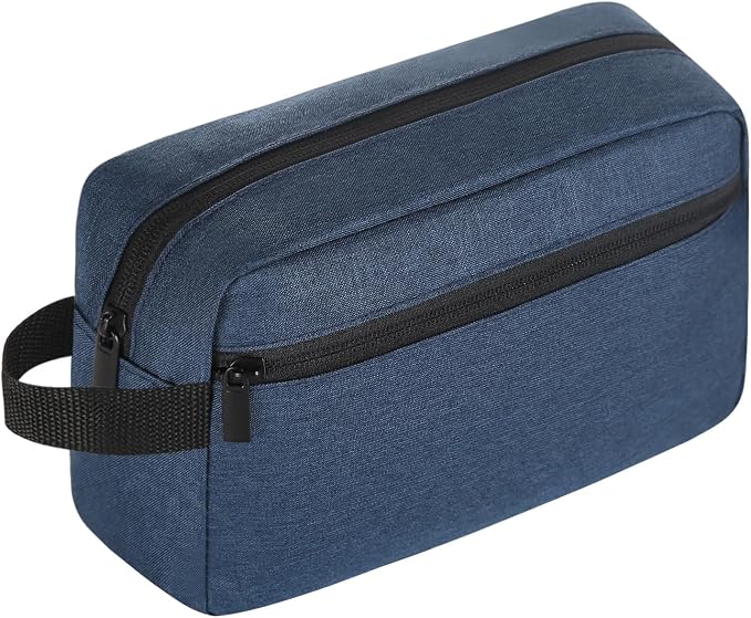 Icramsy Travel Toiletry bag Toiletry bag for women men Hanging Cosmetic bag Travel accessories for Women Men (Navy blue) by Icramsy