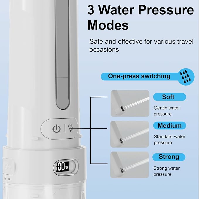 Electric Portable Bidet for Bathroom & Home Daily Use, White - Image 5