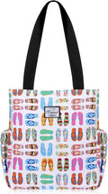 KAMO Floral Tote Bag - Waterproof Lightweight Handbags Travel Shoulder Bag for Hiking Yoga Gym Swimming Travel Beach by KAMO