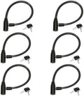 Child-Proof Refrigerator Lock for Kids & Adults - Lock for French Door Fridge and Cabinet (Regular, Black, 6 Pack Keyed Alike) by UrbanAugust