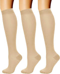 CHARMKING Compression Socks for Women & Men Circulation (3 Pairs) 15-20 mmHg is Best Support for Athletic Running Cycling by CHARMKING