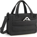 BAGSMART Small Tote Bag for Women, Work Teacher Bag with Zipper Closure by BAGSMART