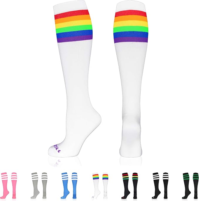 NEWZILL Medical Compression Socks for Women & Men, 20-30 mmHg Knee-High Support for Circulation, All-Day Comfort for Work Travel Running Cycling and Fitness by NEWZILL