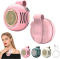 Portable Silent Mini Bladeless Fan Clip On,5 Speeds Clip-On Fans For Shirt,Small Clips Fanmini Whirlwind Fans For Waist Clips Suitable For Outdoor & Travel & Office (pink) by Unknown