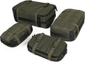 4 Set Tactical Packing Cubes ，Compressible Mesh Duffle Storage Bag,Portable Edc Molle Pouch Organizer. by CASONMMAX