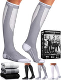 3 Pack Medical Compression Sock-Compression Sock For Women and Men Circulation -Best for Running,Nursing,Athletic Sports by LaiteHebe