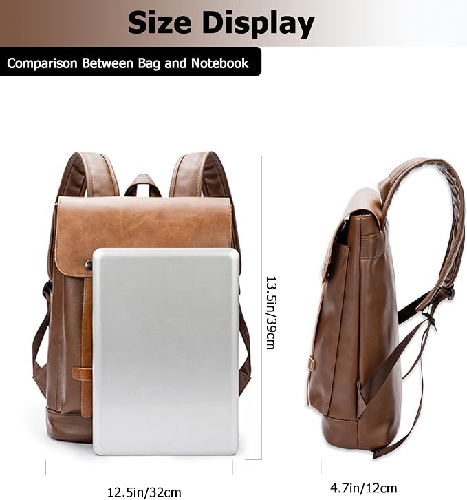 Anti Theft Laptop Backpack for Men Women, Lightweight Travel Bag | Lightweight business backpack, laptop storage and anti-theft travel styling support commute, campus and daily trips - Image 3