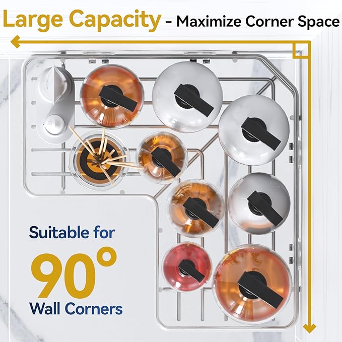 Corner Shower Caddy Adhesive, 100% Rustproof Shower Organizer, No Drill Shower Shelf for Inside Shower, Wall-Mounted Shower Storage for Homes (2 Pack, Silver) - Image 3