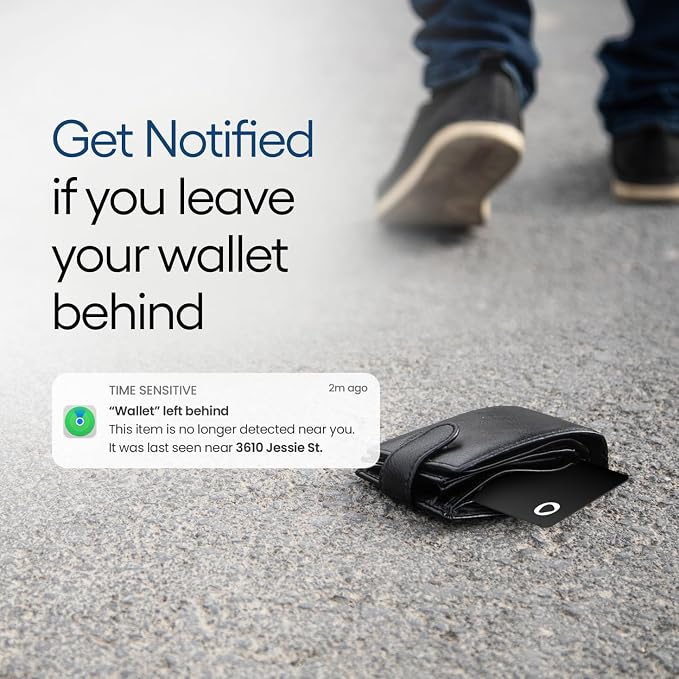 SPOTMINDERS Apple MFi Certified Credit Card Wallet Tracker PRO 4-Pack (iOS Only) Works with Apple Find My Rechargeable Tracking Card for Wallet IP68 0.07in Slim iPhone Item Finder for Luggage or Purse - Image 5