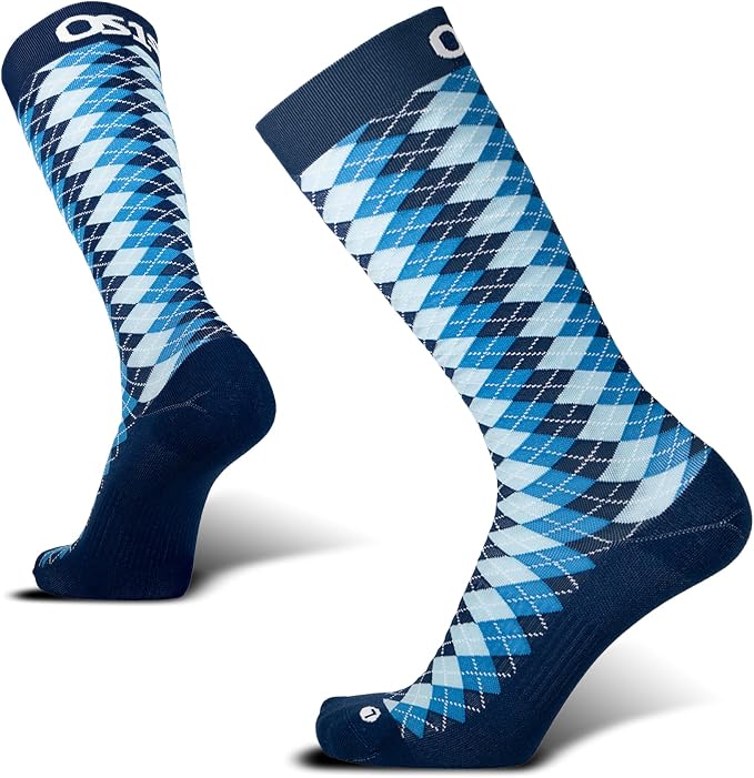 Wellness Compression Socks for circulation, swelling, deep vein thrombosis and calf cramps | 15-20mmHg by OS1st