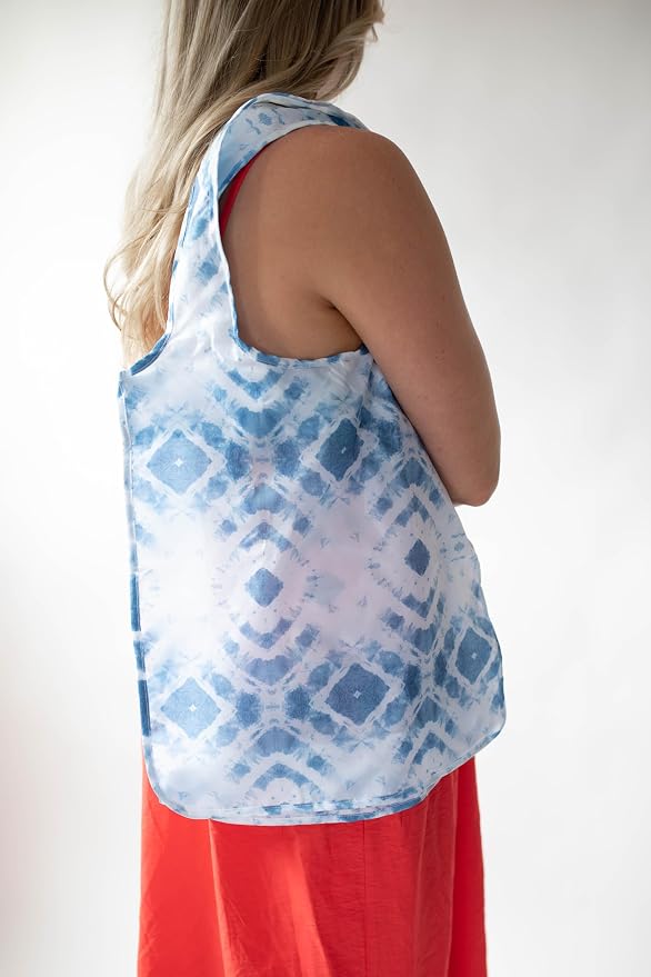 Pure Sage Reusable Grocery Bag - Stylish Shopping Bags for Groceries - Foldable Tote Bag - Image 7