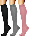 CHARMKING Compression Socks for Women & Men Circulation (3 Pairs) 15-20 mmHg is Best Support for Athletic Running Cycling by CHARMKING