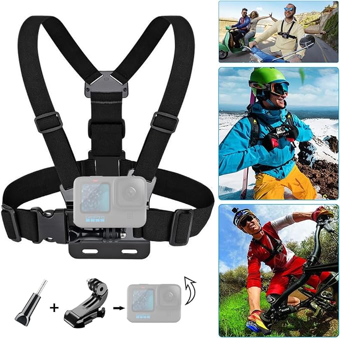 20-in-1 Action Camera Accessories for GoPro Hero 13 12 11 10 9 8 Max 7 6 5 4 Black GoPro 2018 Session Fusion Silver White Insta360 DJI SJCAM APEMAN AKASO and Others Cameras - Image 2