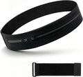 Running Belt for Men&Women– Water Resistant Waist Pack for Phone– No-Bounce Elastic Strap with Extender Up to Plus Size(Black) by MORKSUKYSAFETY