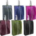 BeeGreen Travel Shoe Organizer with Zipper Closure | Shoe Bags for Travel, 6pcs Portable Packing Storage Organizer with Handle | Colorful Nylon Design for Dance Essentials, Gifts for Men and Women by BeeGreen
