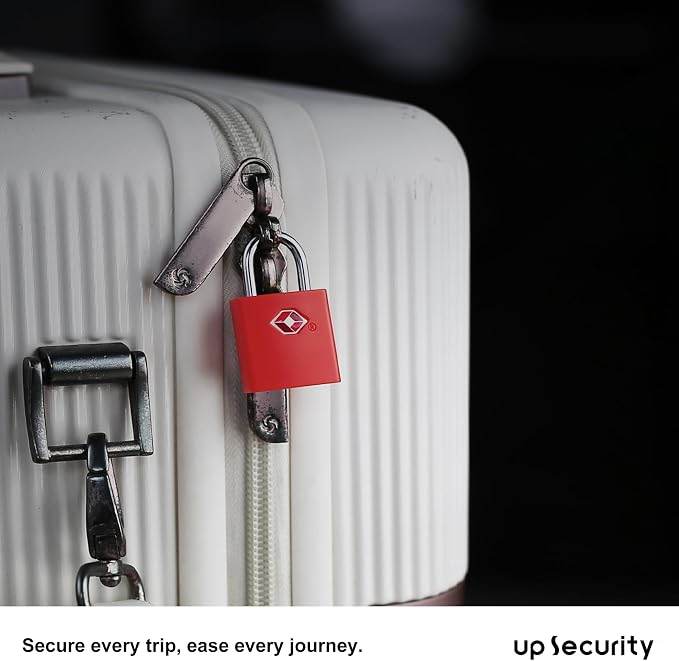 TSA Locks for Luggage with Key, Travel Luggage Locks TSA Approved 4 Pack, Small Padlock with Key, Same Keyed Mini Padlock for Suitcase, Backpack, Bag, Purse, Tent, Zipper - Image 7