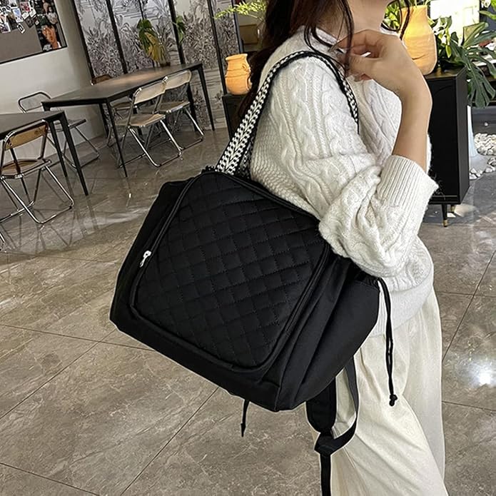 Travel Duffel Bag Weekender Bags for Women, Expandable Tote Handbag Diaper Bag Backpack Shoulder Bag for Car Work Daily - Image 3