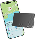 2026 [MFi Certified] Credit Card Wallet Tracker PRO (iOS Only) in Works with Find My GPS Tracking Card IP69 Slim Passport Item Finder, 6-10 Battery Life by Unknown