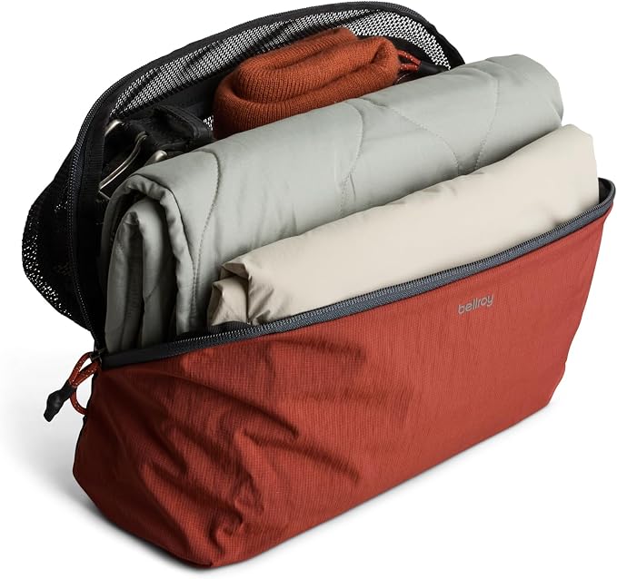 Bellroy Packing Cube 6L, Travel Organizer Pouch - Clay | 6L organizer packing cube with an internal zip pocket and a durable, lightweight design - Image 2