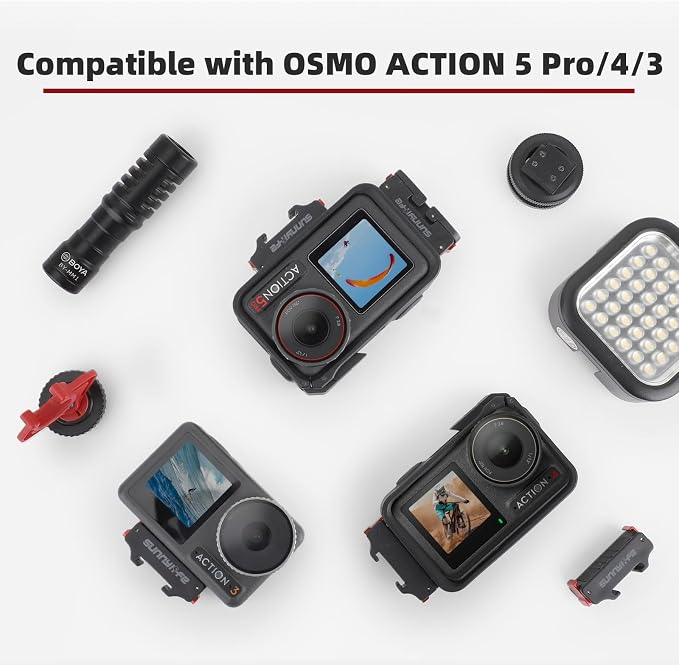 Cold Shoe Expansion Kit for DJI Osmo Action 5 Pro Accessories | Camera Magnetic Adapter Mount Compatibility for Osmo Action 5 Pro, Osmo Nano, Osmo Action 4, Osmo 360 - Image 3