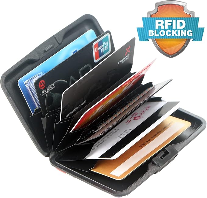 RFID Blocking Credit Card Holder for Men Women - Stylish Travel Wallet - Best protection for Bank Debit, ID, ATM, Cards against Scanning Criminals (painting) - Image 5