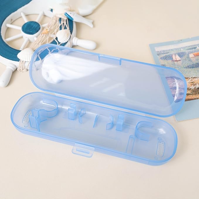 Newly upgraded toothbrush travel case, suitable for Oral-B/Oral-B Pro/Philips Sonicare/Aquasonic toothbrush, travel electric toothbrush box (blue) - Image 8