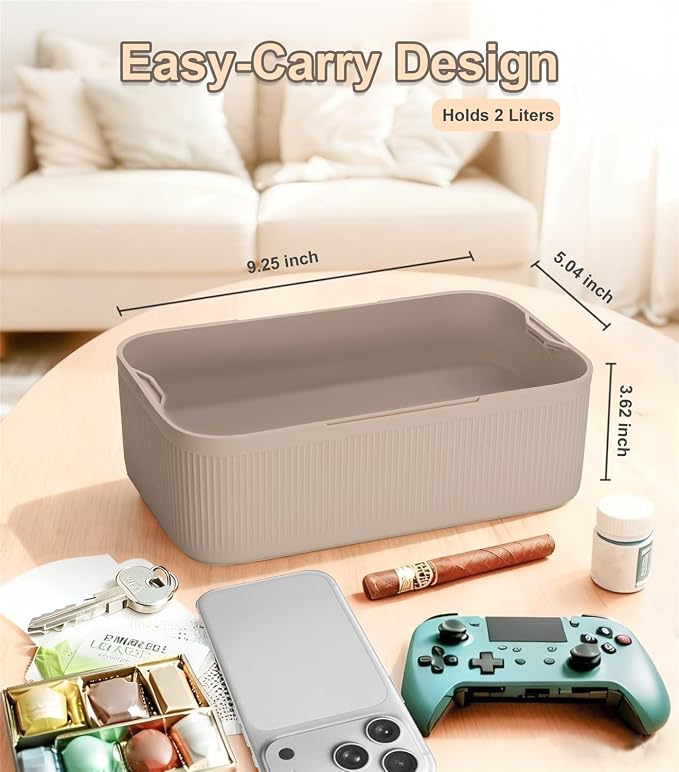 Small locked box for Med, Small medicine lockbox with code, Lockable Storage Box with Combination for for Pills, Locked Container for Home/Fridge/Office/School/Travel/Gifts - Image 3