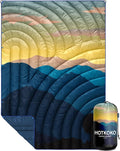 Puffy Camping Blanket,Large Camp Blanket Outdoor Camping Quilt Waterproof | Lightweight Printed Warm Packable Down Alternative Blanket for Camping,Traveling, Stadium, Hiking, Picnics by hotkoko