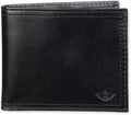 Dockers Men's Bifold Leather Wallet - Thin Slimfold RFID Blocking Security Smart Extra Capacity by Dockers