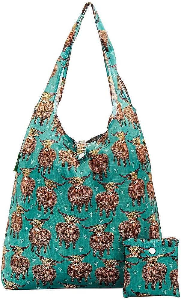 ECO CHIC Foldable Reusable Grocery Bags - Lightweight, Recycled & Reusable Shopping Bag - Waterproof Packable Tote by ECOCHIC