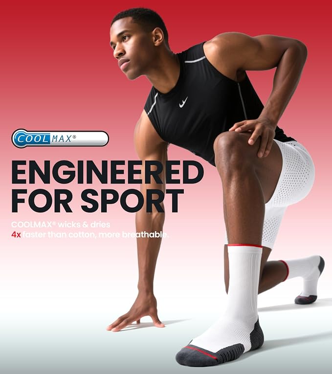 RUIXUE Compression Socks Men Women, Graduated 15-20mmHg Support Breathable for Travel Flight Running Cycling Daily Use - Image 3