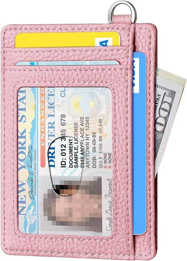 FurArt Slim Minimalist Wallet RFID Credit Card Holder for Men | slim minimalist compact rfid id window thin - Image 2