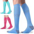 FITRELL 3 Pairs Compression Socks for Women and Men 20-30mmHg-Circulation Support Socks by FITRELL