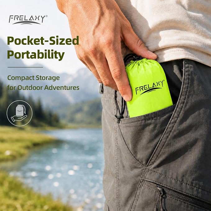 Frelaxy Pocket Picnic Blanket, Waterproof Blanket for Beach Festival | Lightweight compact design, Multi-use outdoor blanket, Waterproof & sandproof material, Easy to carry, Picnic, Camping - Image 6