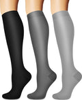 Sooverki Compression Socks for Women and Men Circulation (3/4 Pairs) is Best Support for Running Athletic Cycling Hiking by Sooverki