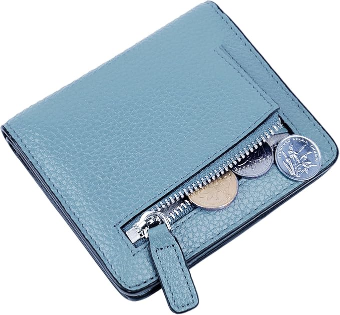 Small Leather Wallet for Women, Ladies Credit Card Holder RFID Blocking Women's Mini Bifold Pocket Purse - Image 6