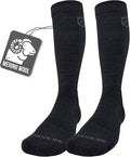 CloudLine - Merino Wool Graduated Compression Socks for Men and Women - Ultralight, Moisture Wicking, Made in USA - 1 Pair by CloudLine