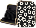 Credit Card Holder for Women,Small Rfid Wallet with Keychain Zipper,Cute PU Leather Card Case Wallet，Accordion Credit Card Wallets Gift,Beige Flower by Unknown